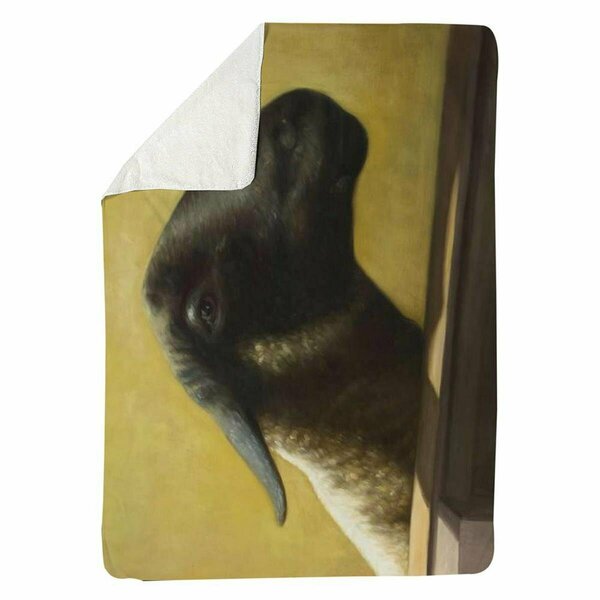 Begin Home Decor 60 x 80 in. Young Ram-Sherpa Fleece Blanket 5545-6080-AN519